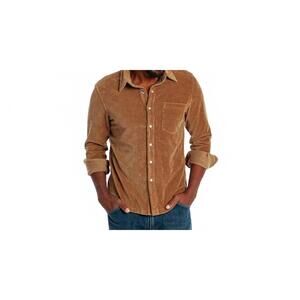 NEW CRIQUET velour pearl snap jacquard top in whiskey
